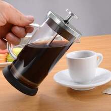 Multifunktionaler French Press Kaffeebereiter, dient auch als Borosilikatglas Tee-Infuser, geeignet für Zuhause, Cafés, Büros, ideal für Kaffeeliebhaber, Teeenthusiasten, Home-Baristas, auch bekannt als Kaffeepresse, Glas-Teebrüher, French Press Kaffeemaschine, French Press Kaffee-Brauausrüstung, hochwertiger Borosilikatglas Tee-Infuser