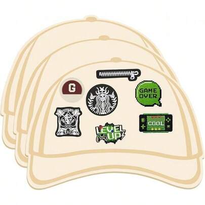 3Pcs Wooden Trucker Cap Template Palette, Trucker Hat Patches Hat Patches Templates Patch Hat Tool Patch Board Design Supplies, Trucker Accessories Perfect For Designing Your Own Special DIY HatHoliday & Birthday Gift