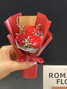 1 件装汽车出风口香薰三重玫瑰花束