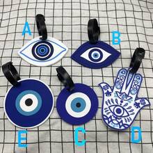 3 piezas/1 pieza Etiqueta de equipaje con estilo del Día de la Independencia en azul, accesorios de equipaje, etiqueta colgante de identificación, tarjeta de identificación antiperidida para aeropuerto, esencial de viaje de negocios al aire libre, esencial de viaje azul, con gafas, diseño floral y dibujado a mano, etiqueta de identificación antiperidida ligera y duradera, etiqueta de equipaje y bolso, colgante artístico de alta calidad, exclusivo para viajeros de negocios, estilo minimalista, etiqueta flexible, imprescindible para entusiastas de los viajes