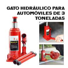 3 Toneladas Hidráulicos, Gato hidráulico para coche, Gato Hidraulico Plataforma Elevadora Para Auto, Gato Hidráulico Botella Para Vehículos, Rápida Soldado Con Autógena - 3T - Ver 5