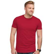 Mens Perfect Print Tee (Red) - Red - View 3