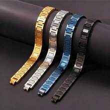 1pc Man Bracelet Metropole Bracelet Stainless Steel Silver Jewelry For Man Woman, Fashion Man Bracelet Jewelry Back To School Birthday Gift For Daily Wear