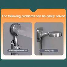 NetHong Adjustable Shower Head Holder Suction Cup Type Wall Mounted Showerhead Bracket Relocatable Sprayer Fixed Base - Multicolor - View 7