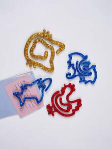 1pc Paperclip Animal Bookmark Mold, Silicone Mold For Resin, Pendant Mold, DIY Crafts Gifts