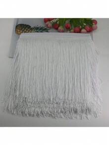 2码流苏花边蕾丝用于缝纫配件宽边饰流苏拉丁舞服装流苏DIY服装用品艺术工艺品家居园艺