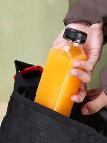 1/6/10 Stücke Kunststoff Saftflaschen mit schwarzen Deckeln, auslaufsichere klare Kunststoff Saftflaschen - perfekt für Smoothies, Milch & selbstgemachte Getränke - Entsaftungsbehälter Wasserflasche für Outdoor für Sport, für den Kühlschrank, wiederverwendbare Entsaftungsflaschen, Smoothie Flasche, leere Kunststoff Saftflaschen, Getränkebehälter mit Deckel, leere Milchflaschen Kunststoff Smoothie Trinkflaschen (Mehrere Größen: 120ML/250ML/450ML/250ml/350ml) - Verschiedenfarbig - Übersicht 11