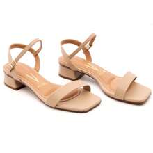 Vizzano Women's Sandal With Low Thick Heel And Original Buckle 6454.111 - 米色 - 查看 5