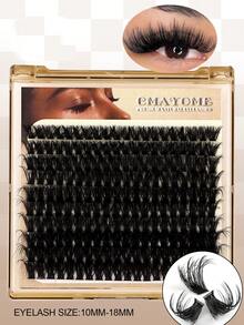 120D/100D/80D/60D/50D/40D/30D Weiche, flauschige Wimpernbüschel-Set, dicke Büschel-Wimpernverlängerungen, individuelle Kunstwimpern, Faux-Nerz-Wimpernbüschel D+Curl 10MM/12MM/14MM/16MM/18MM Wimpernverlängerung, dramatische Wimpernverlängerungen, Wimpernbüschel zum Selbermachen (200/180/160/140 Stücke/Box)