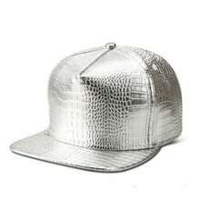 1 Stück Dollarzeichen & Kunstkrokodilleder Flachbrim Baseballkappe, modische vielseitige Snapback Mütze für Lässig, Hip Hop, Rock Tanz, geeignet für den täglichen Gebrauch, verstellbare Größe