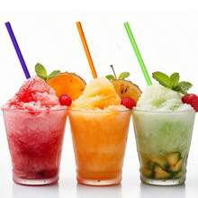 50/100/200/300 件装混色 PP 勺子塑料吸管，6*200MM | 采用优质材料制成，轻便易携，非常适合挖蛋糕、喝水果茶和舀甜点，是营造野餐氛围的完美之选！ - 彩色 - 查看 4