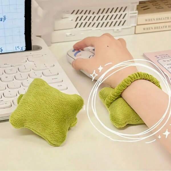 Ergonomic Wrist Support Pillow - Soft Plush Material, Anti-Fatigue Design For Office Workers, Comfortable Hand Rest Cushion For Computer Use