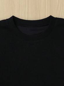 Women'sMusicNoteandEducationalPatternPrintedSweatshirt-BlackwithWhiteLetters,CasualLongSleeveRoundNeckpullover,MusicTeacherApparelFourSeasonsComfortableStyle,SuitableforEducatorsandMusicEnthusiastsFashionDesign,SoftFabric,TrendyLoosefitHipHopStreetStyle,Unisex Style For Both Men And WomenFashion DesignComfortable For SportsThe Fabric Is SoftEveryday CasualSpring And Autumn New StyleHome Daily - Black - View 3