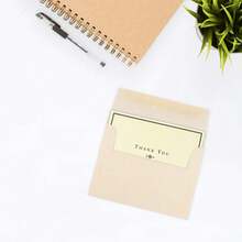 JAM PAPER A2 Parchment Invitation Envelopes - 4 3/8 X 5 3/4 - Natural  - 50/Pack-8742 - 多色9 - 查看 4