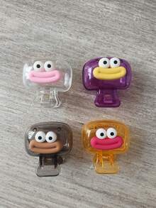 4 pièces Porte-brosse à dents en forme de bouche de saucisse, set de combinaison de 4 couleurs. Porte-brosse à dents portable, étui de protection pour la maison et les voyages. Porte-brosse à dents mignon pour le stockage des brosses à dents