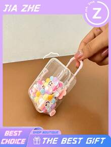 1个迷你手提箱式首饰收纳盒，独特造型，旅行首饰收纳盒，戒指收纳盒，女孩首饰收纳盒，迷你收纳盒，首饰盒，方便携带，适合旅行、玩耍、拍照、化妆间装饰、房间装饰 - 彩色 - 查看 3