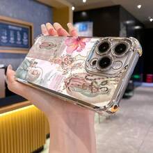 Girly  Cases Virgin Mary Phone Case For  16 15 14 13 12 11 Pro Max Plus Shockproof Transparent Cover Protector Casing Protector Protection