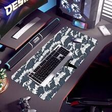 MOYAC Mouse Pad para Juegos XXL (300 * 800 mm), Alfombrilla Ratón Impermeable y Antideslizante, Suave y Cómoda, Accesorio de Escritorio, Mousepad para Oficina, Computadoras, Laptops (Olas de Kanagawa) - Samurái - Ver 9