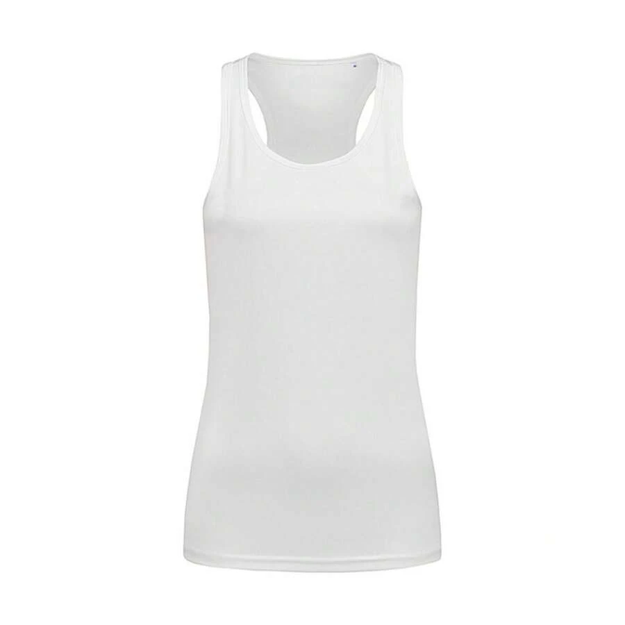 Womens/Ladies Sports Tank Top (White) - White - View 1