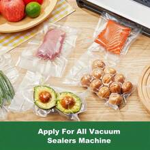 SaengQ 2/6 Rolls Of Vacuum Sealed Bags, Divided Into Two Rolls Of 5 Meters And 15 Meters, Suitable For Vacuum Sealing Machines, Frozen Food Storage Bags, Kitchen Storage Accessories - 20*500cm*6pcs - View 7