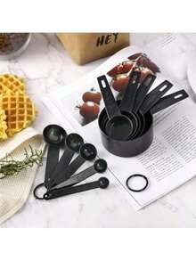 1 Set Of 10,Measuring Cups & Spoons Set,Kitchen Aid Measuring Cups And Spoons,Stackable Cups And Spoons,Kitchen Gadgets For Cooking & Baking - Multicolor - View 3