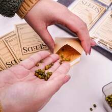 1set Seed Storage Organizer With 50 Envelopes Garden Seeds Storage Box Durable Sealing Seeds Envelope For Vegetable Seeds Storage