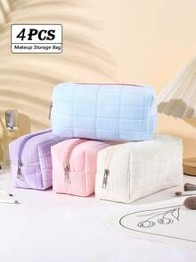 Multi-Functional Travel Makeup Bag,Portable Toiletry Bag,Large Capacity Cosmetic Bag,Zipper Makeup Pouch , Makeup Travel Toiletry Organizer,Travel And Vacation Essentials Cosmetic Bags,Skin Care Bag,Suitable For Home & Travel Use,For Sanitary Napkins, Headphones,Charger,Lipsticks,Cosmetics,Perfume,Skin Care And Beauty Products,Halloween Gifts, Christmas Gifts