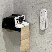 Vintage Camera Tissue Box, Bathroom Toilet Paper Holder, Home Paper Towel Dispenser, Wall-Mounted Toilet Paper Rack, Tissue Box Storage Organizer