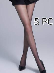 1/5/10 buc Colanți Transparenți Invizibili - Colanți Ultra Subțiri și Respirabili pentru Femei, Șosete Transparente de Lux, Abia Simțite (XS-XXL)