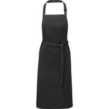 Generic Unisex Adult Andrea Adjustable Neck Strap Apron (Solid Black) - Black - View 1