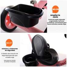 Kids Balance Bikes - Red - View 6