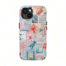 Collage Phone Case  Beachy Travel Art  Summer Aesthetic Phone Cover For IPhone - White - View 1