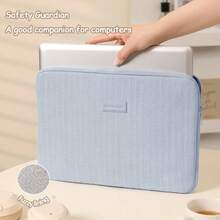 Nova bolsa de pelúcia para laptop, leve e portátil, grande capacidade de armazenamento, adequada para viagens de negócios, unissex