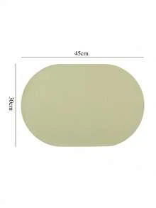 1/2 Peças Jogo Americano de Mesa Antiderrapante e Resistente ao Calor, Impermeável, Placemat de Cozinha e Jantar, Porta-copos de Couro Sintético, Suprimentos para Casa