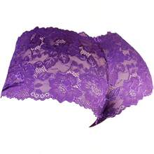 Men's Soft Lace Pouch Briefs - Breathable & Supportive Underwear - Purple - View 10