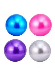 5 Sizes Yoga Ball, Fitness Ball, Birthing Ball For Pregnant Women, Physical Therapy, Balance, Stability, Workout, Office Ball Chair, With Quick Pump, Smooth Multi-Color