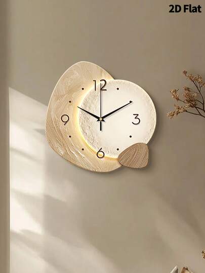 1pc 12inch/16inch Abstract Art Creative ation Of Planets Wand Clock, Super Quiet Quartz Movement, No Ticking Sound, Room ation, Home Living Bedroom Classroom Kitchen Office view 4