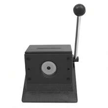 ZhdnBhnos 58mm/37mm DNYSYSJ 57mm Round Punch Die Cutter Paper Badge Special Card Cutting Machine For Making Badges - 37mm - View 5