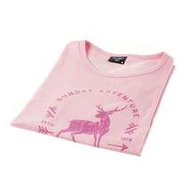 Childrens/Kids Nina TShirt (Silver Pink) - Baby Pink - View 3