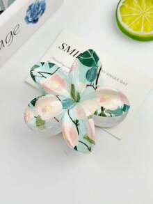 1 Stück/3 Stücke/6 Stücke Haarspangen mit Blumenmuster aus ABS-Kunststoff (ABS-Harz), neue Serie "Süße, frische Blumen", Gänseblümchen-Haarspangen für Duttfrisuren, Strand, Reisen, Partys, Urlaub, Schulanfang, elegante Haaraccessoires, elegante Haarspangen, Winter-Haarclips