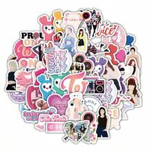 300 Stücke koreanische Celebrity Girl Group Twist Cartoon Aufkleber für iPad, Laptop und Dekoration, wasserfest, Weihnachtsgeschenk
