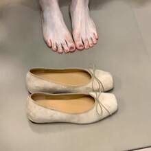 Women Flats - Apricot - View 1