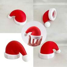 Capa Decorativa para Engate de Reboque com Desenho de Chapéu de Natal | Capa Protetora de Plástico Resistente com Função Decorativa para Bolas de Reboque | Compatível Universalmente com Caminhões, SUVs e Veículos de Passeio | Adequado para Decorações Festivas, Especialmente Natal