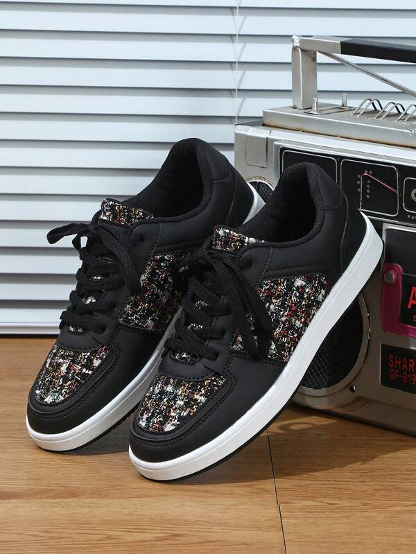 Zapatillas planas de estilo casual y de moda para adolescentes y adultos jóvenes, versátiles y adecuadas para el otoño