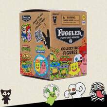 Spin Master 1 件官方正版 Fuggler 小雕像收藏盲盒，搞笑丑陋怪物盲盒小雕像，可爱动漫人物神秘盒惊喜礼物装饰玩具随机收藏玩具流行桌面摆件 - Series 2 - 查看 2