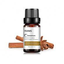 Aceite corporal de canela 10 ml - Apto para el cuerpo, el rostro, el cabello y las uñas, adecuado para todo tipo de pieles. - Marrón - Ver 1