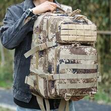 Military Tactical Backpacks 45L Assault Pack For Men Bag, Large, Rucksack, With MOLLE Webbing System, Camping, Hiking, Trekking