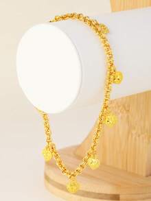 1 chiếc vòng tay tiền xu Trung Đông cổ điển, phù hợp để đeo hàng ngày và lễ hội, lý tưởng cho đồ trang sức của phụ nữ Hồi giáo, Ả Rập và Châu Phi - Vàng - Xem 10