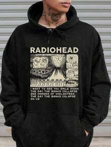 Hoodies Men Cartoon Print Anime Rock Band Hooded Sweatshirts Streetwear 400gfall Hoodies,Men's Fall Clothes,Street Wear,Halloween,Mens Hoodies,Y2k Clothes,Jesus Hoodie,Thanksgiving Day,Nightmare Before Christmas,Christmas,Basics,Christmas Sweatshirt,Thanksgiving Outfit Men,,Christmas Clothes,Winter Clothes For Men,Men Gifts - Black - View 1