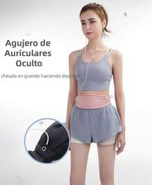 EstiloTendenciaCangurera Deportiva Para Hombre Mujer, Cangurera RiñOnera Deportiva Para Correr, RiñOnera De Marcha Con CinturóN Regulable, Impermeable Y Ligero, Para Viaje, Correr, Ciclismo Y Gimnasio (Blanco)Calidad PremiumVersióN Mejorada - Gris - Ver 4
